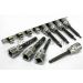 Torx Socket/Wrench T20-T60 Set Drive 1/2'