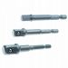 3PC SOCKET ADAPTOR SET - 1/4 HEX SHANK - 1/4 3/8 1/2 DRIVE ADAPTORS DRILL