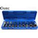 Deep Socket Set 10 pcs. 1/2'' hex 10-24 mm