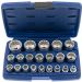 DOUBLE HEX SOCKET SET 8-36MM 1/2''