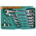 Flexible Ratcheting Combination Spanner Set With Adaptors