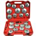 23 Piece Cap Oil Filter Wrench Set Aluminium