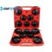 Oil Filter Socket Wrench Set 15pc