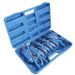 5PC HOSE CLAMP REMOVAL CLIP PLIERS SET SWIVEL JAW FLAT ANGLED BAND GARAGE