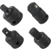 SET IMPACT SOCKET ADAPTOR CR-MO 3/8'' 1/4'' 1/2'' 4PCS