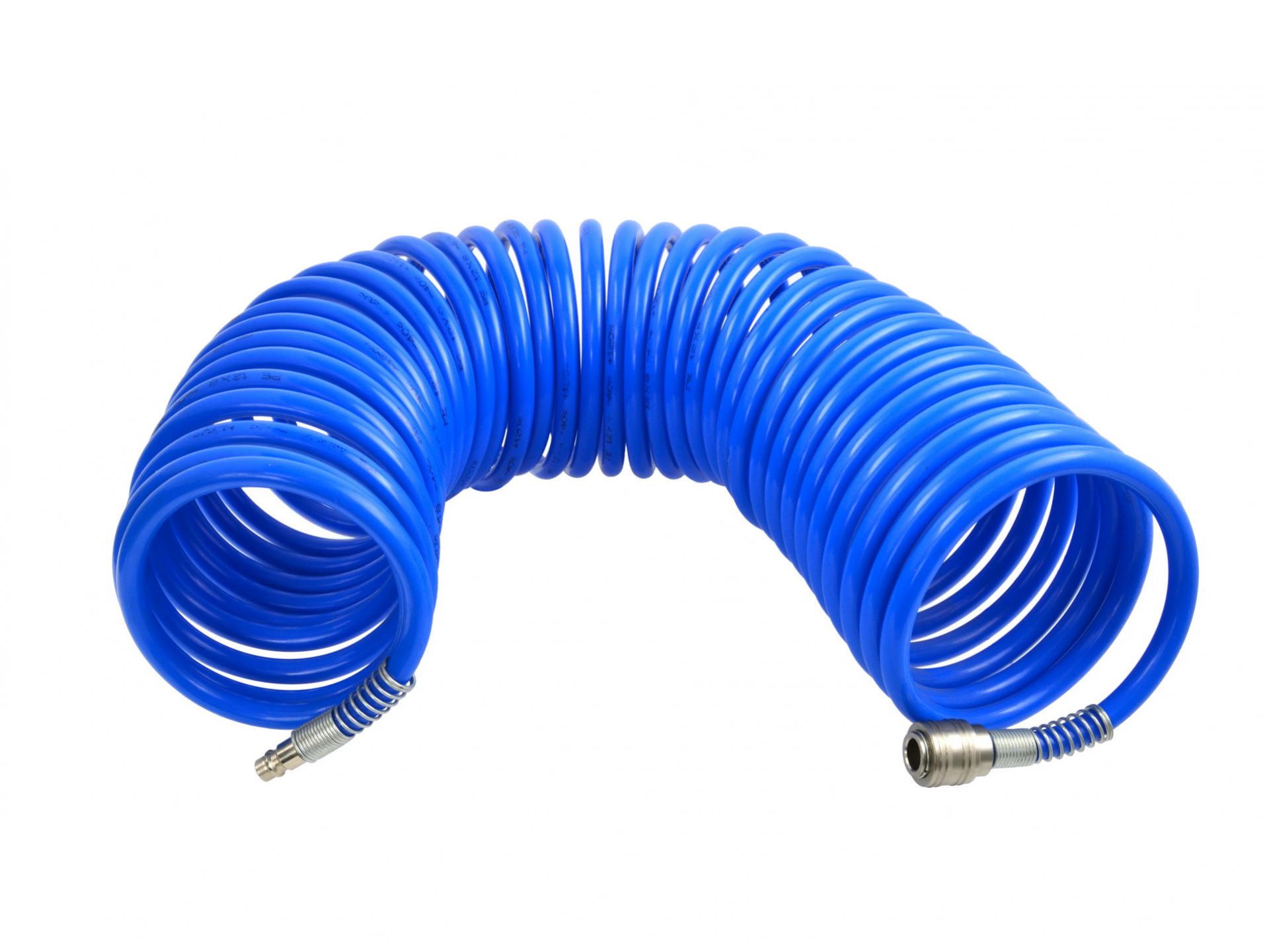 COIL AIR HOSE SPIRAL WITH CONNECTORS 12X8MM 10MB - GEKO - AIR TOOLS ...