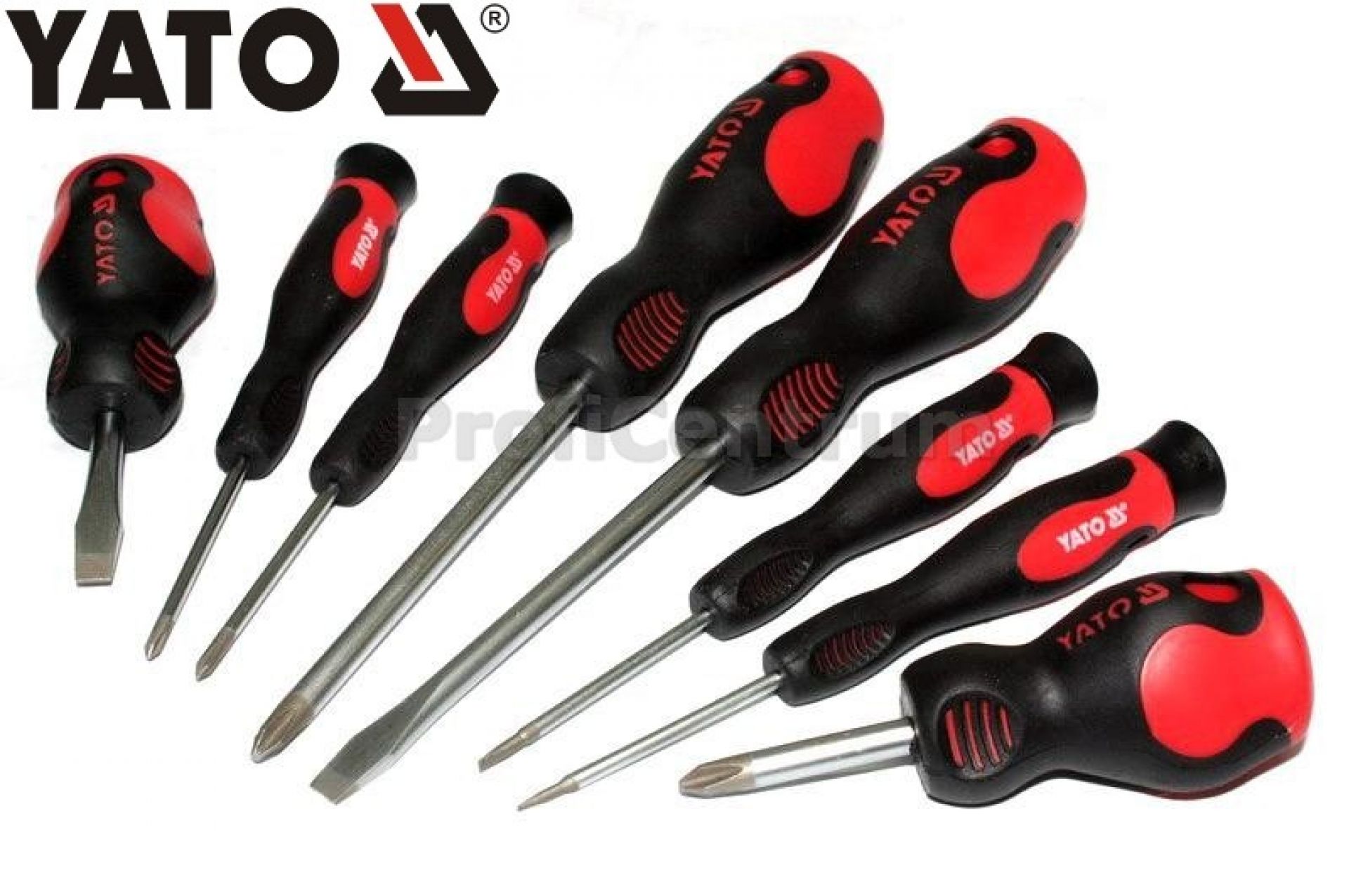 Flat-head & Phillips Screwdriver Set 8pc - YATO - HAND TOOLS SOCKET ...