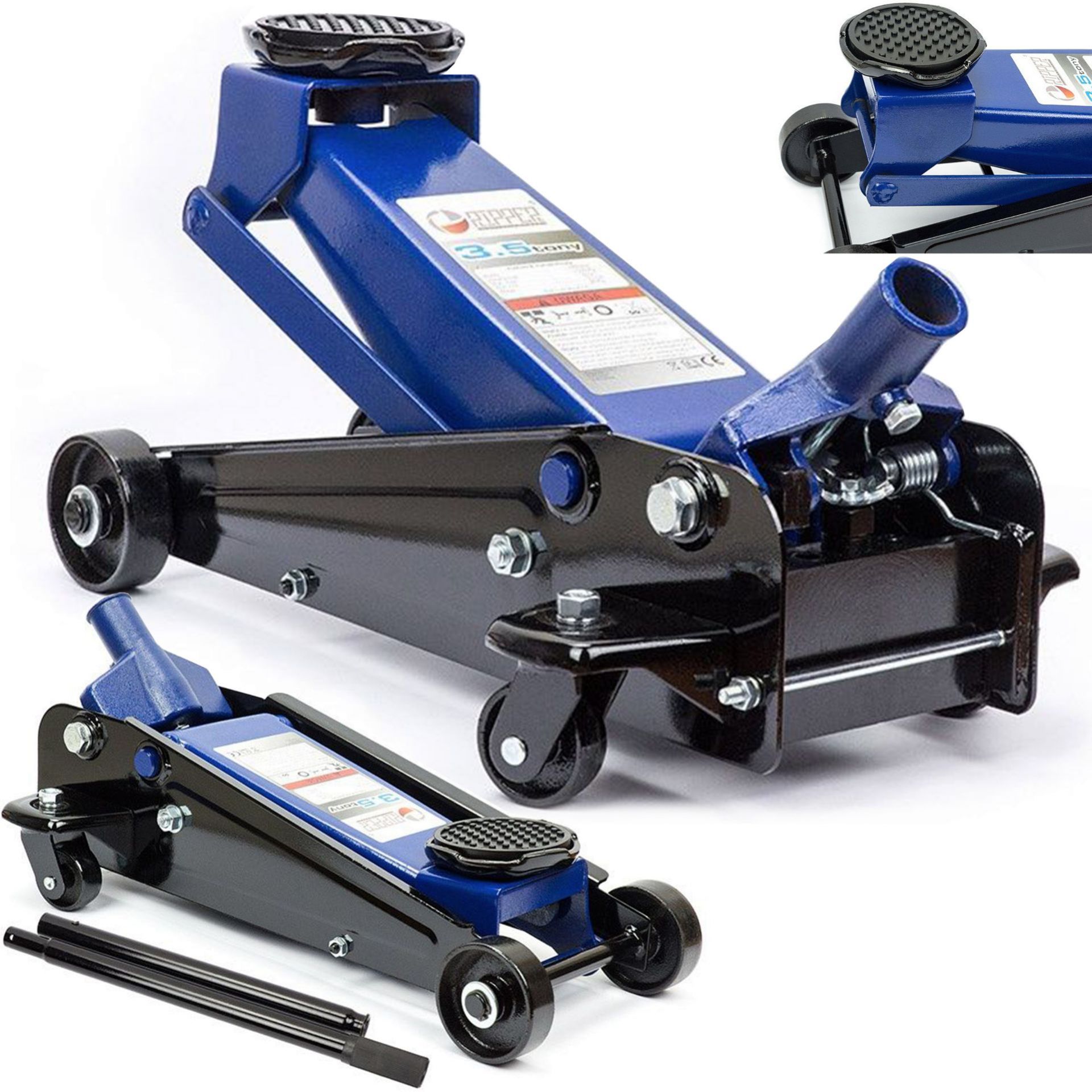 CAR FLOOR JACK HYDRAULIC LOW PROFILE 3.5T - mar-pol - WORKSHOP ...